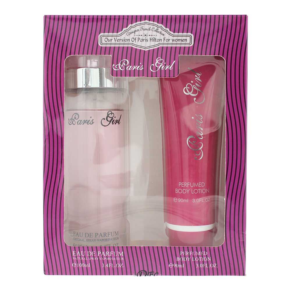 Designer French Collection Paris Girl Eau de Parfum 2 Pieces Gift Set