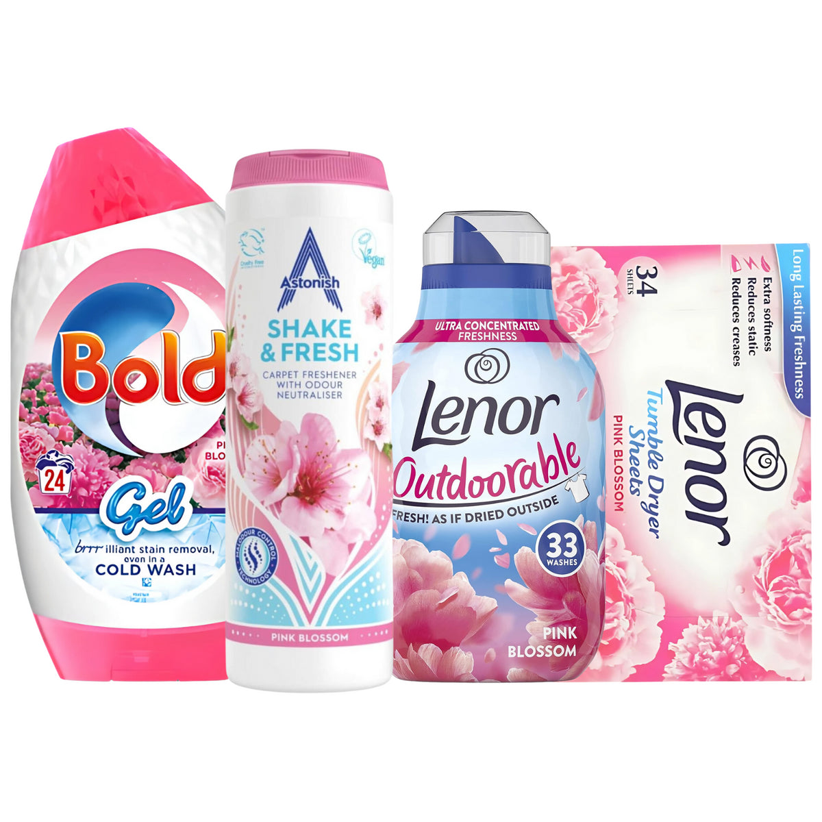 Astonish Carpet Freshener Bold Laundry Gel Lenor Fabric Conditioner Dryer Sheets