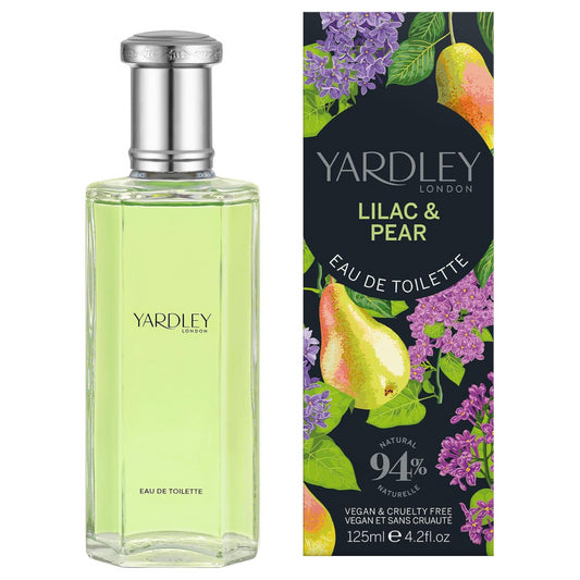 Yardley Lilac & Pear Eau de Toilette 125ml Womens Fragrance Spray