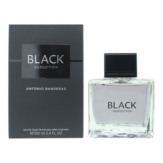 Antonio Banderas Seduction in Black Eau de Toilette 100ml Spray for Men