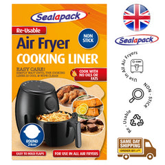 Sealapack Non-Stick Re-Usable Air Fryer Liner 24Cm Round Sheet