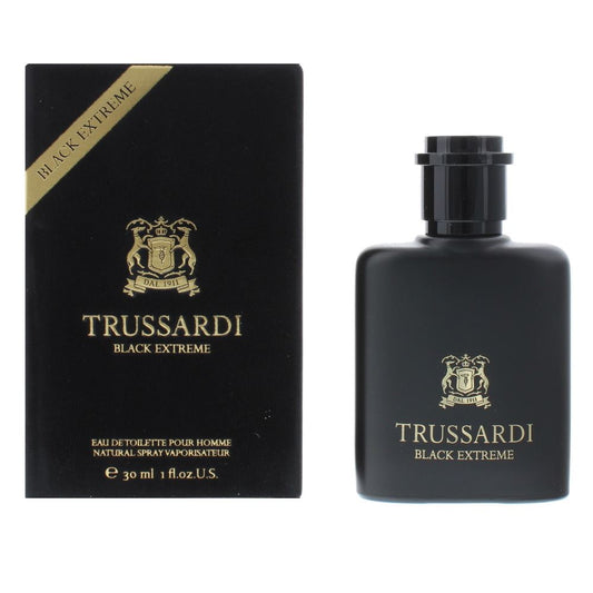 Trussardi Black Extreme Eau de Toilette 30ml Mens Fragrance Spray