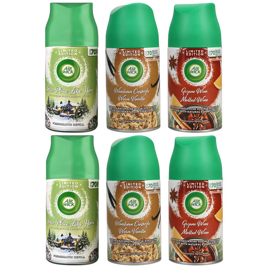 Air Wick Freshmatic Refill Air Freshener Automatic Spray Fragrance Bundle 250ml