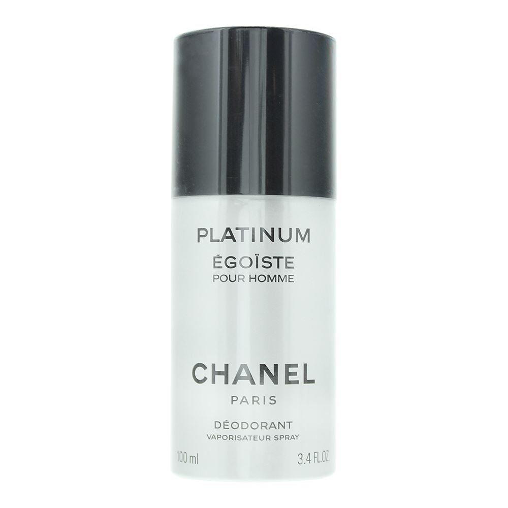 Chanel Egoiste Pour Homme Platinum Deodorant Spray for Mens 100ml