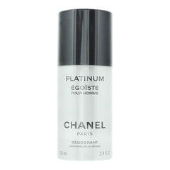 Chanel Egoiste Pour Homme Platinum Deodorant Spray for Mens 100ml