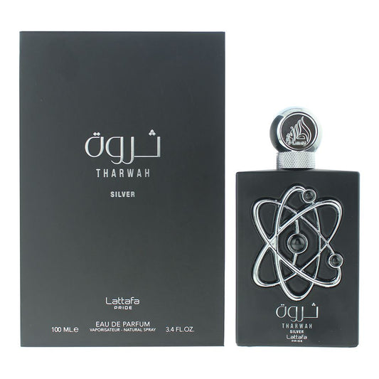 Lattafa Pride Tharwah Silver Eau de Parfum 100ml Mens Fragrance Spray