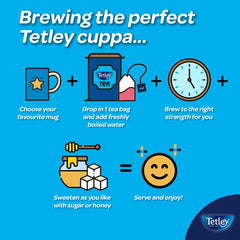 Tetley Tea Herbal Bags Raspberry & Pomegranate Individually Wrapped Sachets