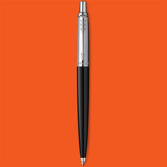 Parker Jotter Ballpoint Pen Medium Black Ink Stainless Steel Barrel Body