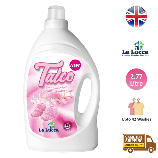 La Lucca Concentrated Laundry Detergent Liquid Talco Scent 42 Washes 2.77L