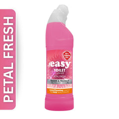 Easy Toilet Cleaner Petal Fresh Thick Liquid Gel Formula Odour Neutralising 750m