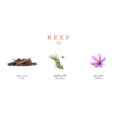 Reef 33 Black Perfume 100ml Unisex Fragrance Spray