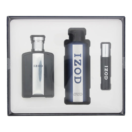 Izod 3 Piece GiftSet: EDT 100ml - EDT 15ml - Body Spray 200ml For Men