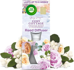 Air Wick Cosy Cottage Air Freshener Spray Reed Diffuser Frosted Roses Snowberry