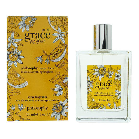 Philosophy Pure Grace Pop Of Sun Eau De Toilette 120ml Womens Fragrance Spray