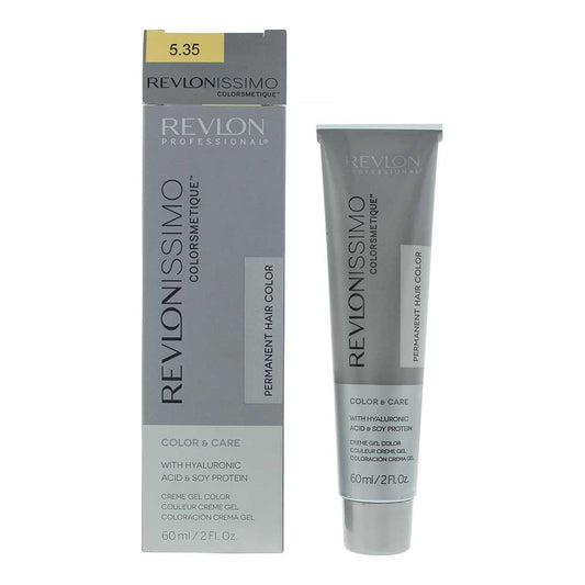 Revlon Revlonissimo Colorsmetique Women 5.35 Light Amber Brown Hair Colour 60ml