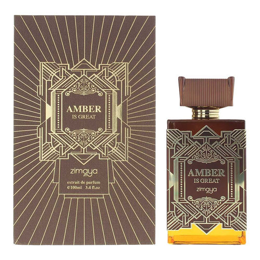 Afnan Zimaya Amber Is Great Extrait de Parfum 100ml Mens Fragrance Spray