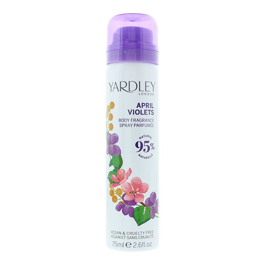 Yardley April Violets Deodorant Spray 75ml For Women