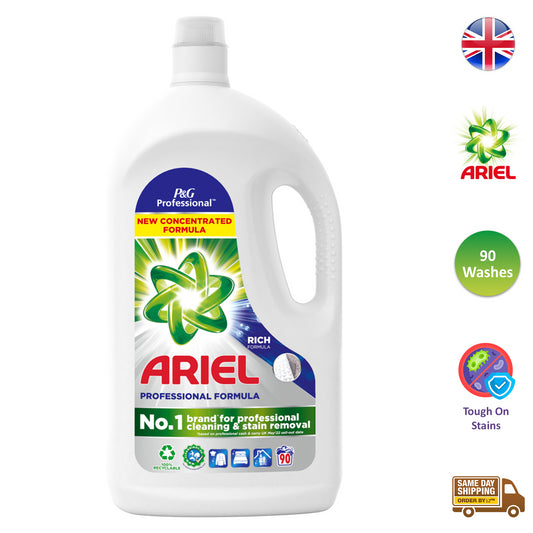 Ariel Professional Concentrated Laundry Detergent Washing Liquid Original 90W