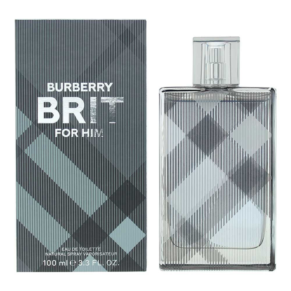 Burberry Brit For Him Eau de Toilette 100ml Mens Fragrance Spray