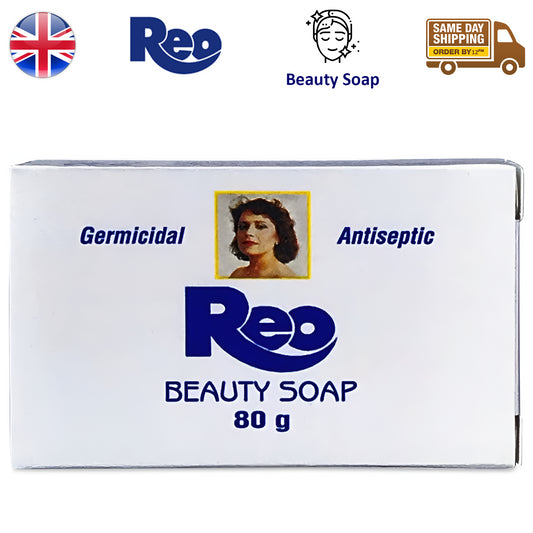 Reo Beauty Soap Antiseptic Antibacterial Germicidal Skin Cleanser Bar 80G