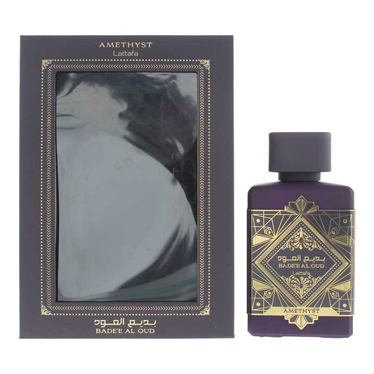 Lattafa Bade'e Al Oud Amethyst Eau de Parfum 100ml Mens Fragrance Spray