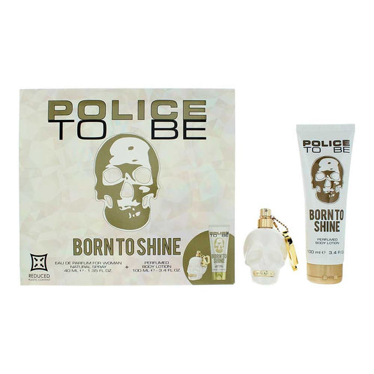 Police To Be Born To Shine 2 Piece Gift Set: EDP 40ml - Body Lotion 100ml