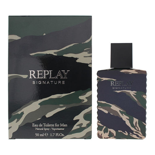 Replay Signature For Man Eau de Toilette 50ml Men Spray