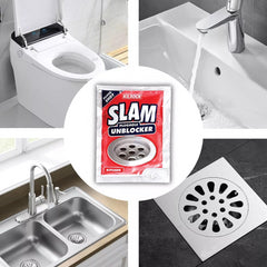 Kilrock Slam Plughole Unblocker Kitchen Hair Clog Dirt Cleaner