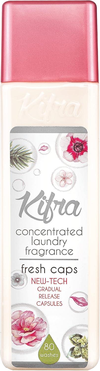 Kifra Fresh Caps Concentrated Final Laundry Rinse Fragrance Gentle Clothes 200ml