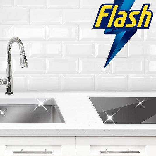 Flash Spray Wipe Done Glass Mirror Floor Sink Cleaner Sugarplum Delight 800ml