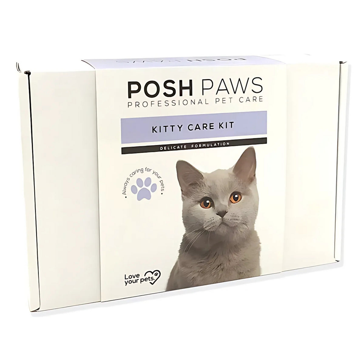 Posh Paws Professional Pet Kitty Care Kit 5Pcs Cleans Germs