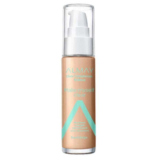 Almay Clear Complexion Makeup 600 Sand Beige Treatment 30ml