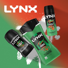 Lynx Jungle Fresh 3 in 1 Shower Gel 225ml - Body, Face & Hair Wash
