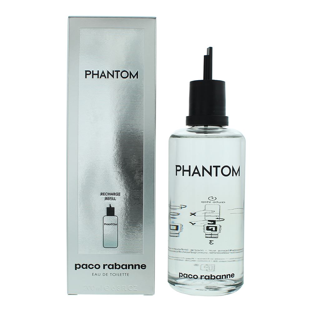 Paco Rabanne Phantom Refill Eau de Toilette 200ml Mens Fragrance Spray