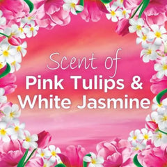 Lenor In Wash Laundry Scent Booster Pink Tulips White Jasmine Infuses Cloth 176G