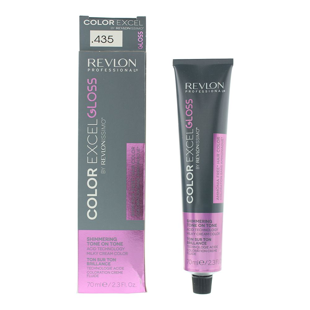 Revlon Color Excel Gloss .435 Peach Hair Colour 70ml For Women