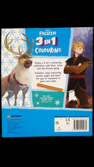 Disney Frozen 3 In 1 Colouring Book Favourite Characters For Kids Boys Girls