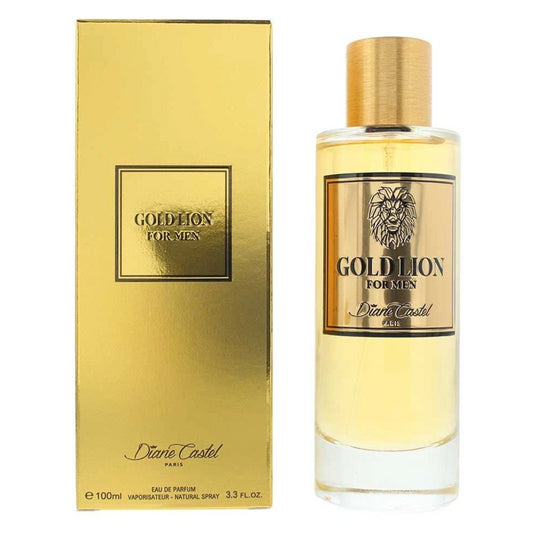 Diane Castel Gold Lion Eau de Parfum 100ml Spray Mens Fragrance