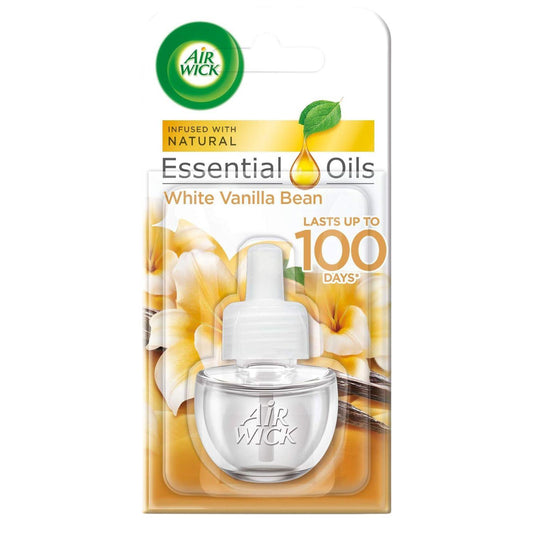 Air Wick Infused Essential Oils White Vanilla Bean Fragrance Refill Freshener