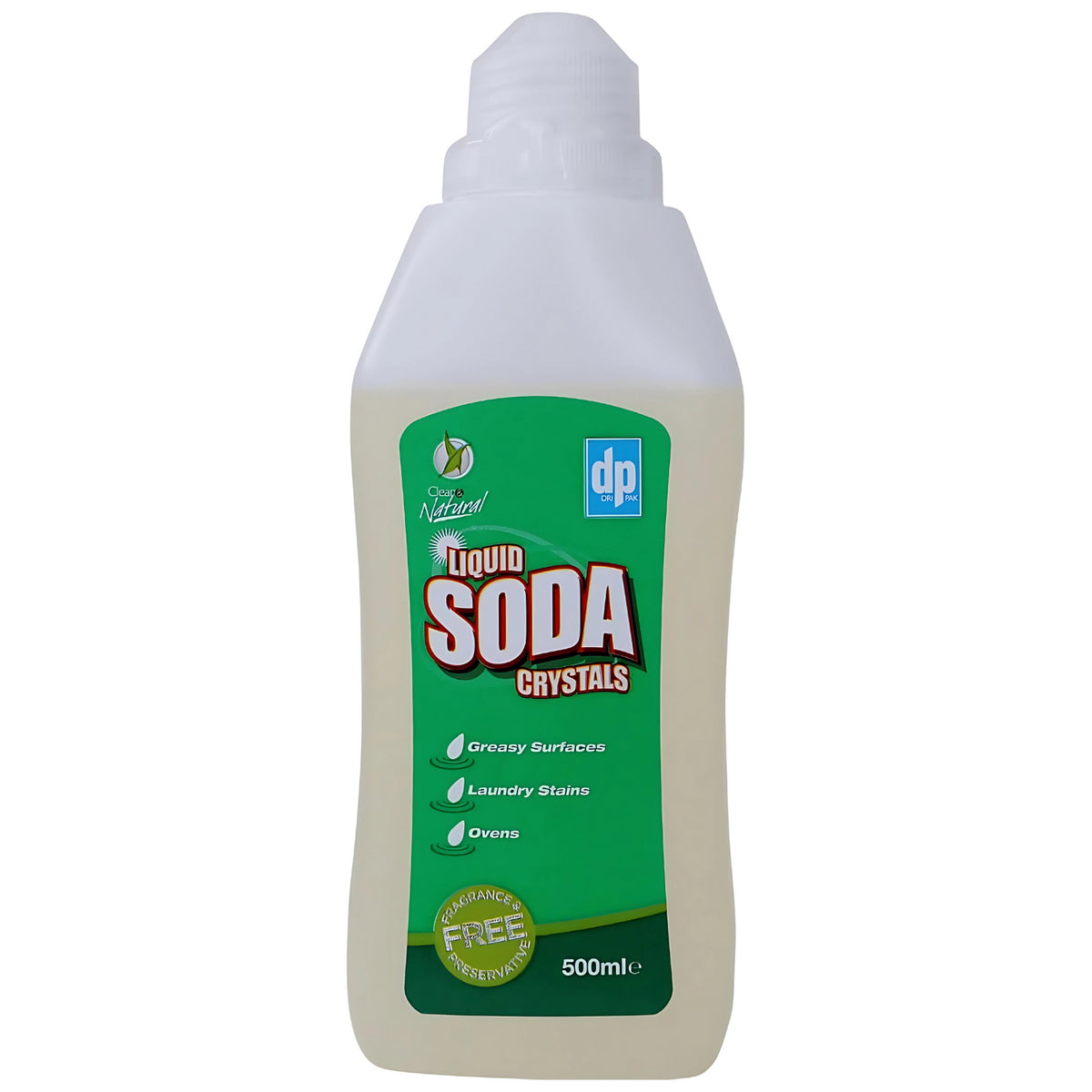 Dri Pak Liquid Soda Crystals Laundry Stains Oven Grease Cleaner 500ml