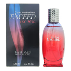 New Brand Exceed For Men Eau de Toilette 100ml Mens Fragrance Spray