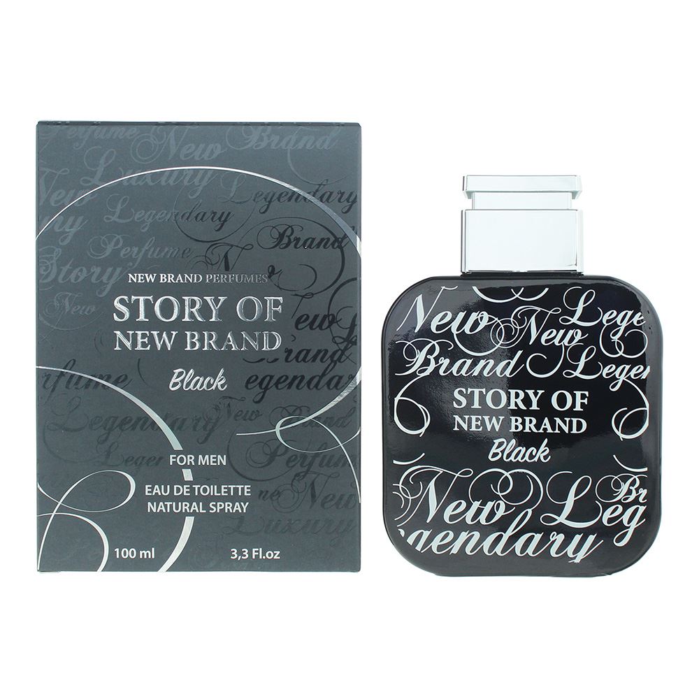 New Brand Story Of New Brand Black For Men Eau de Toilette 100ml Mens Spray