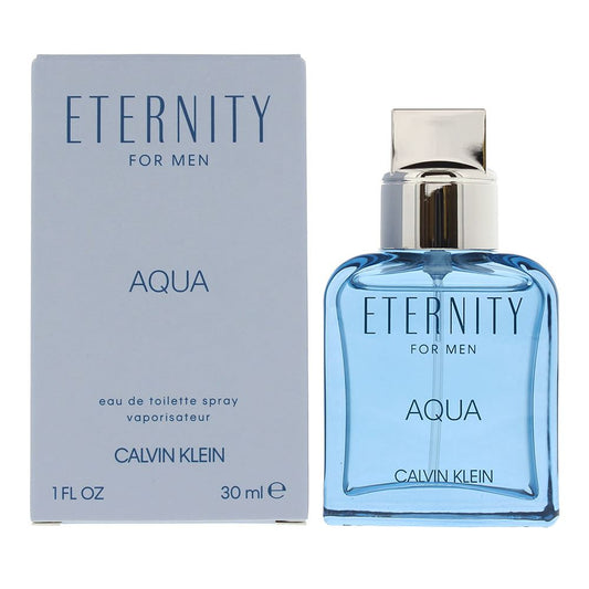 Calvin Klein Eternity For Men Aqua Eau de Toilette 30ml Mens Fragrance Spray