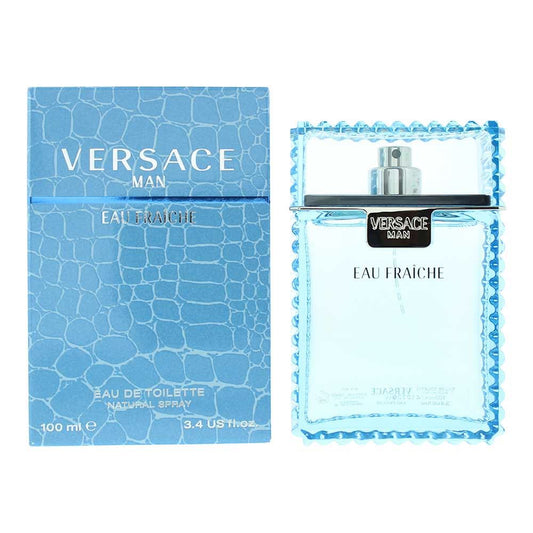 Versace Man Eau Fraiche Eau de Toilette 100ml Spray For Mens Fragrance