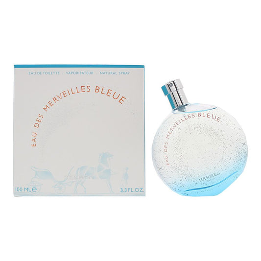 Hermes Eau Des Merveilles Bleue Eau de Toilette 100ml Women Spray