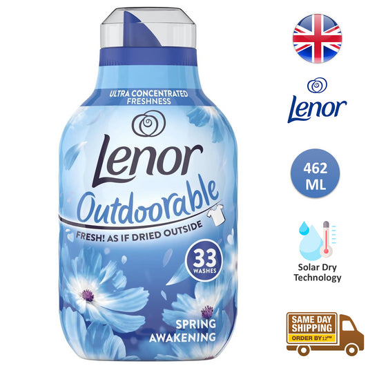 Lenor Outdoorable Fabric Conditioner Liquid 33 Washes Spring Awakening 462ml