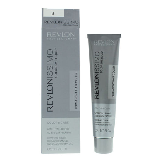 Revlon Revlonissimo Colorsmetique 3 Dark Brown Hair Colour 60ml For Women