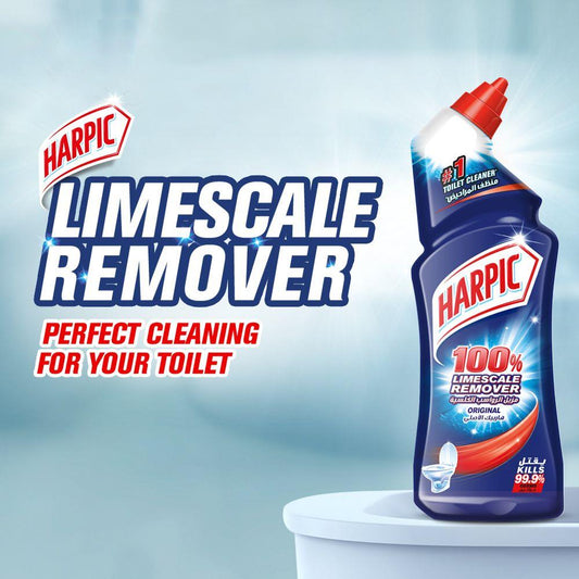 Harpic Active Fresh Citrus & Original 750ml | Airpure Fresh Loos Toilet Rim Blocks Citrus Zing & Ocean Fresh (2 X 50G) Bundle
