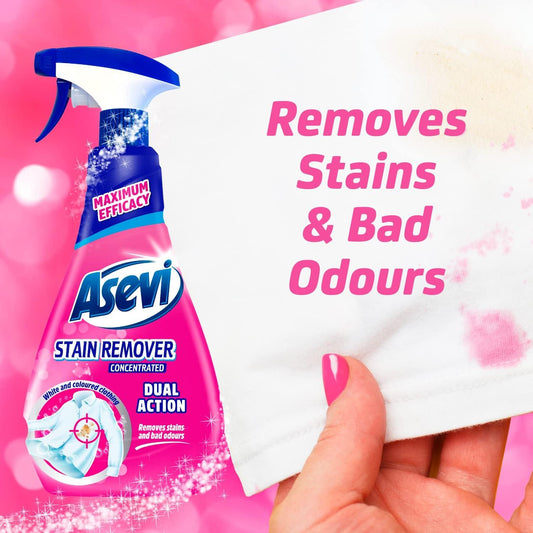 Asevi Stain Remover Spray Bundle Set Clothes Kitchen Degreaser Glass