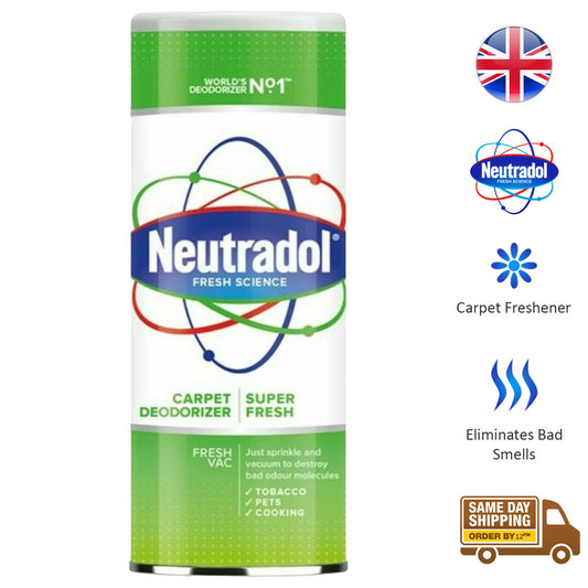 Neutradol Carpet Deodorizer Bad Smell Freshener Super Fresh 350G
